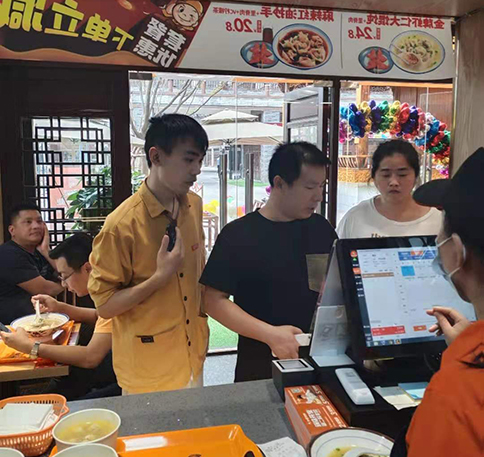 熱烈祝賀湖北漢川如意餛飩天嶼湖店盛大開業！